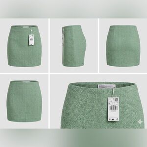 NWT Mango Mint Green Mini Skirt